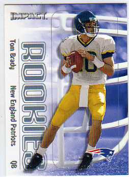 2000 Impact #27 Tom Brady RC