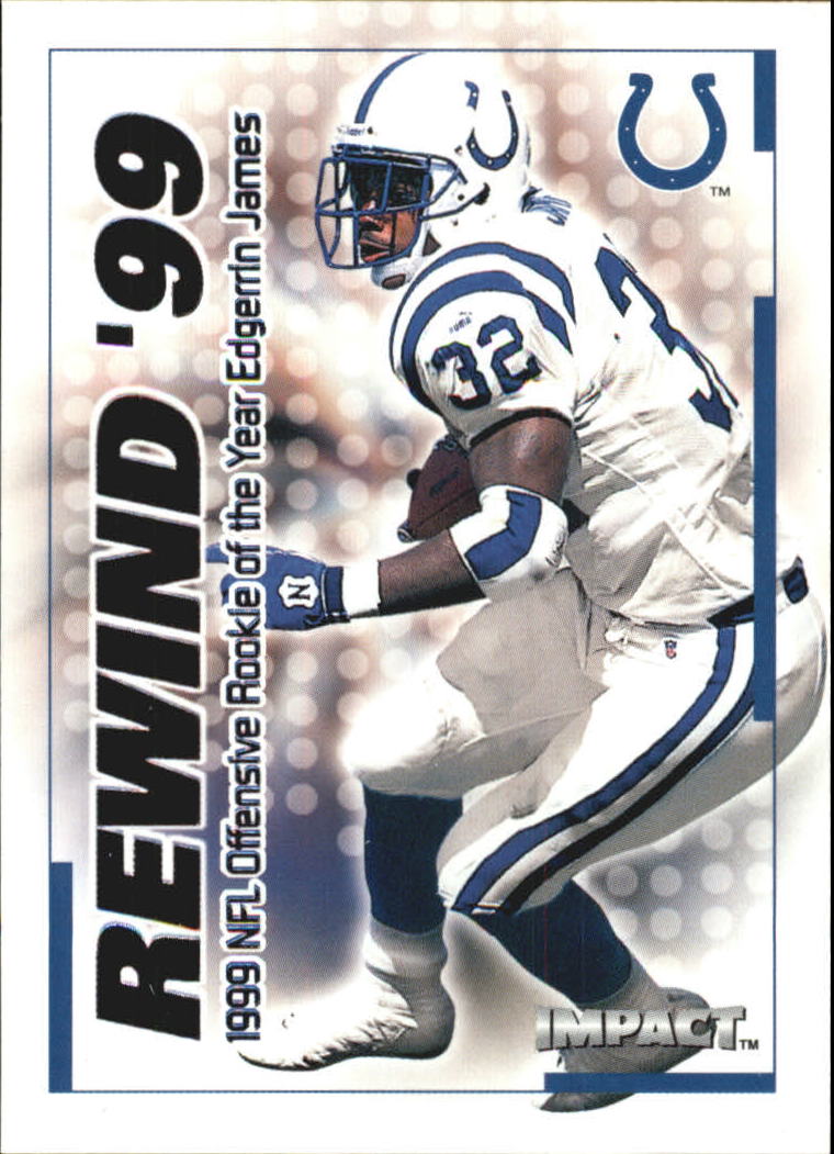 2000 Impact Rewind '99 #33 Edgerrin James