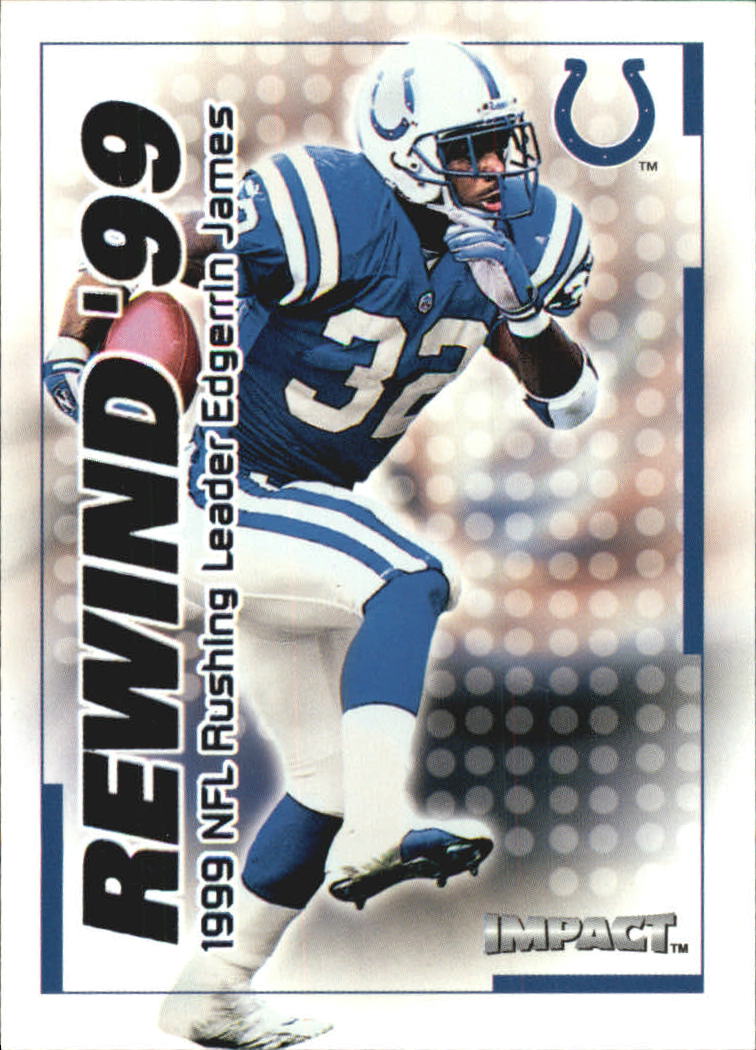 2000 Impact Rewind '99 #36 Edgerrin James