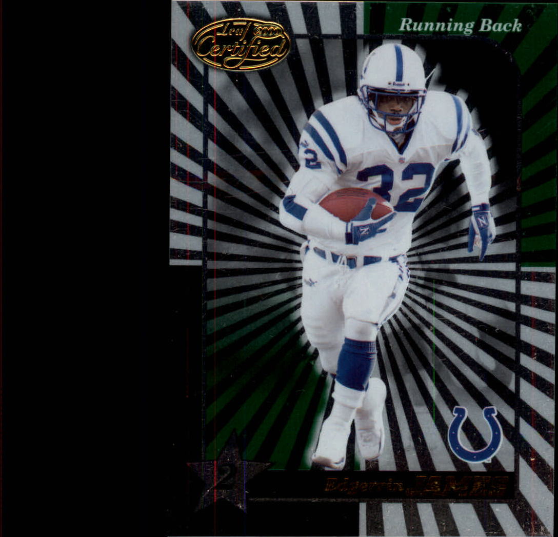 2000 Leaf Certified #122 Edgerrin James