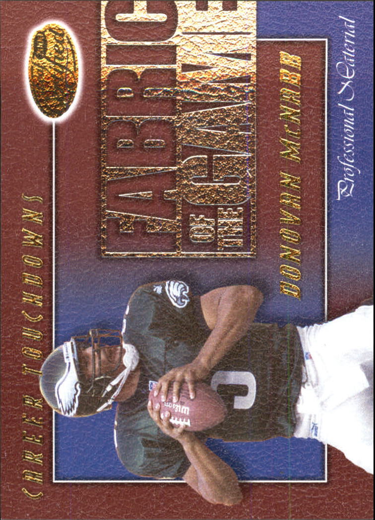 2000 Leaf Certified Fabric of the Game #FG46 Donovan McNabb/1000