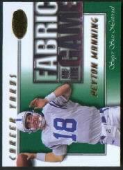 2000 Leaf Certified Fabric of the Game #FG61 Peyton Manning/500