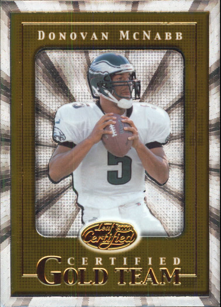 2000 Leaf Certified Gold Team #CGT34 Donovan McNabb
