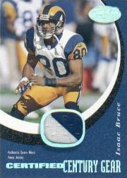 2000 Leaf Certified Gridiron Gear Century #IB80A Isaac Bruce W