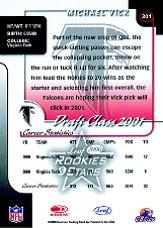 2000 Leaf Rookies and Stars #301 Michael Vick XRC back image