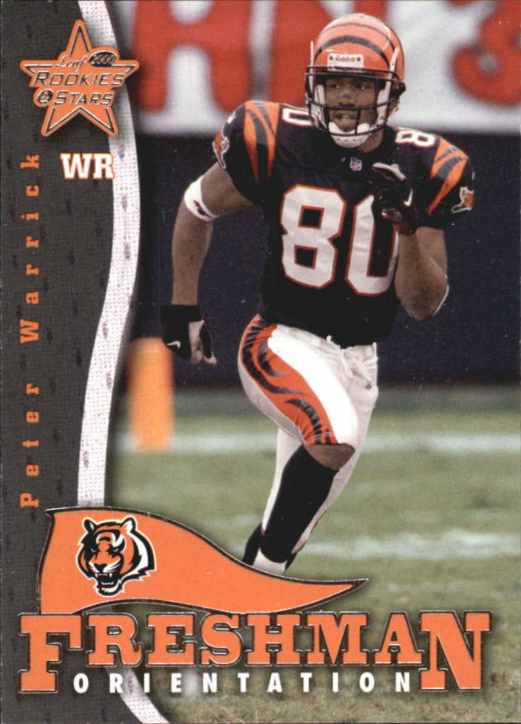 2000 Leaf Rookies and Stars Freshman Orientation #FO1 Peter Warrick