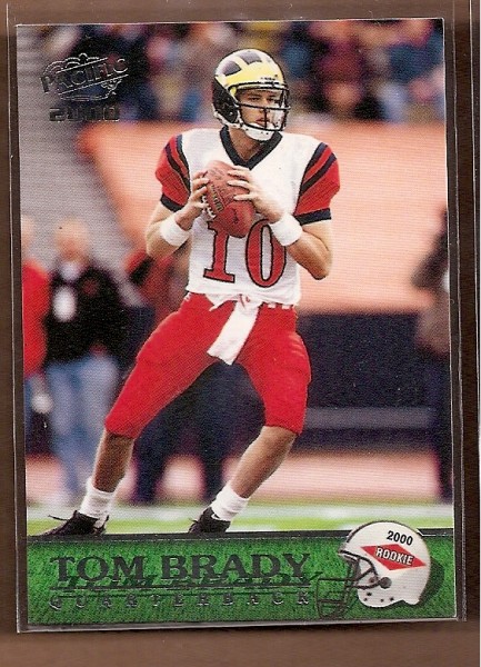2000 Pacific #403 Tom Brady RC front image