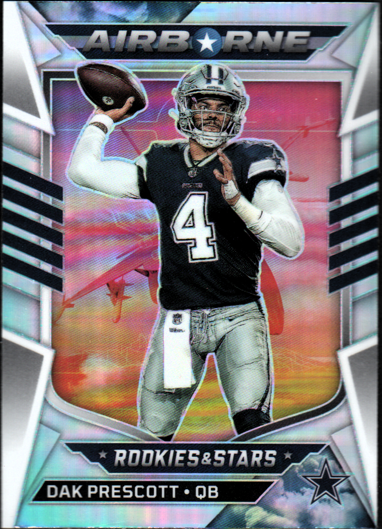 2022 Rookies And Stars Airborne Silver 8 Dak Prescott NM MT