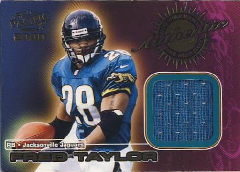 2000 Pacific Game Worn Jerseys #2 Fred Taylor