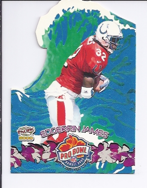 2000 Pacific Pro Bowl Die Cuts #5 Edgerrin James