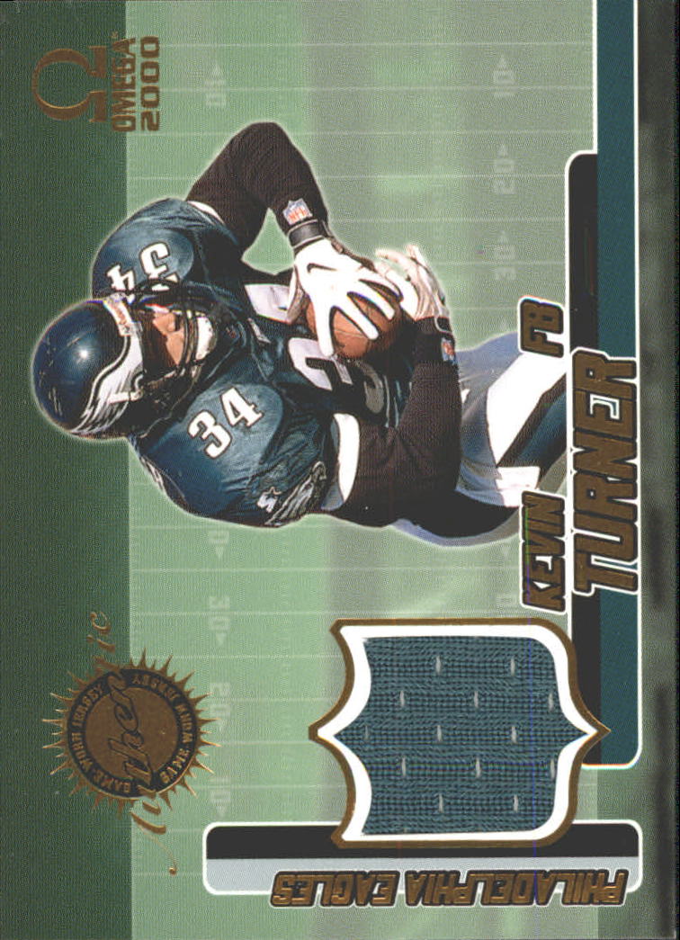 2000 Pacific Omega Game Worn Jerseys #8 Kevin Turner