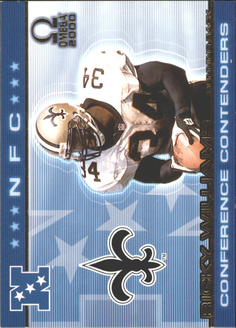 2000 Pacific Omega NFC Conference Contenders #10 Ricky Williams