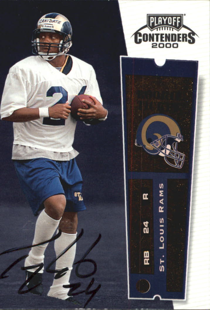 2000 Playoff Contenders #117 Trung Canidate AU RC
