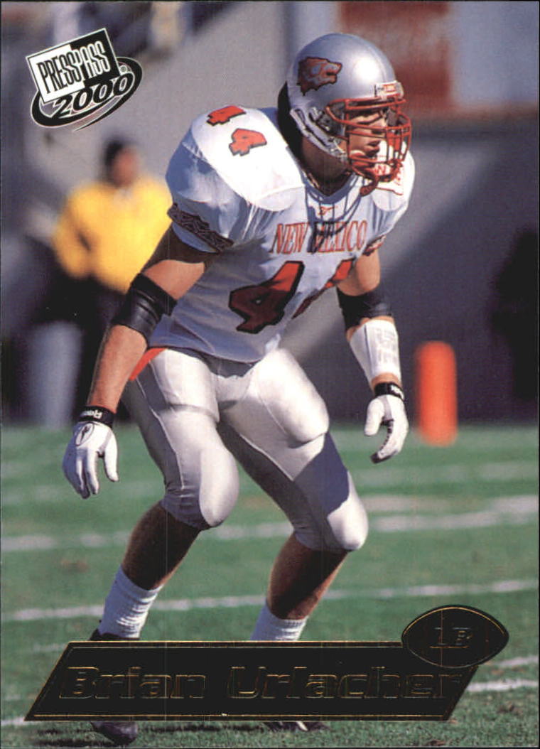 2000 Press Pass Gold Zone #8 Brian Urlacher