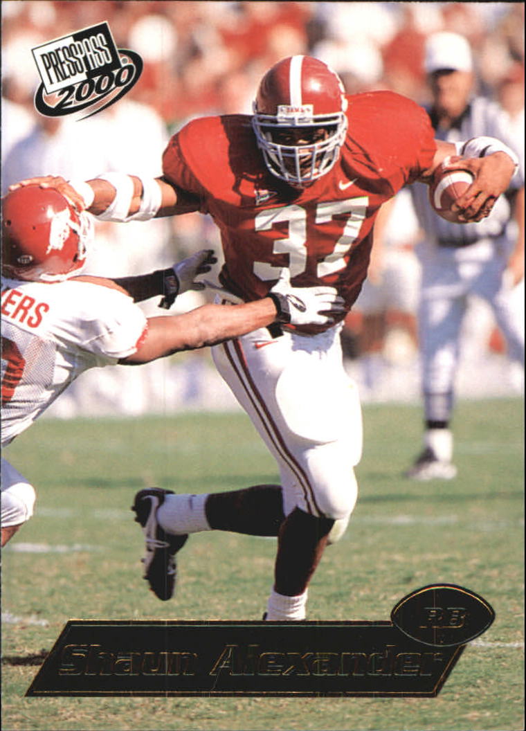 2000 Press Pass Gold Zone #16 Shaun Alexander