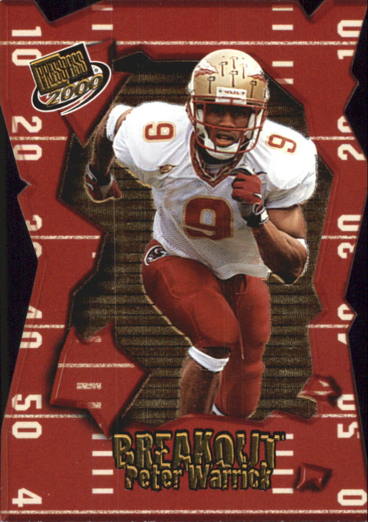 2000 Press Pass Breakout #BO1 Peter Warrick