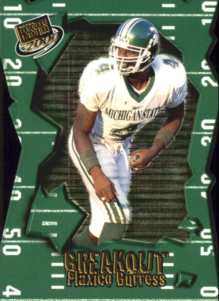 2000 Press Pass Breakout #BO4 Plaxico Burress