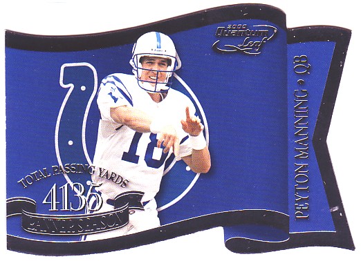 2000 Quantum Leaf Banner Season #BS36 Peyton Manning/4136