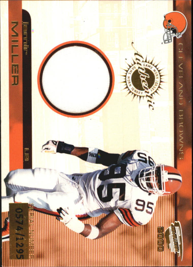 2000 Revolution Game Worn Jerseys #2 Jamir Miller/1295*