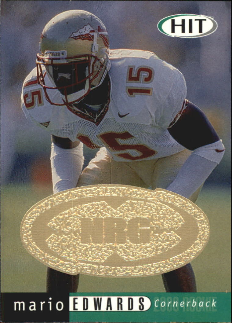 2000 SAGE HIT NRG #15 Mario Edwards