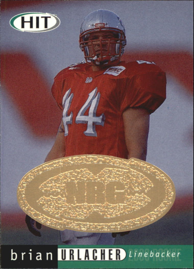 2000 SAGE HIT NRG #44 Brian Urlacher