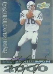 2000 Score Millennium Men Autographs #MM7 Peyton Manning