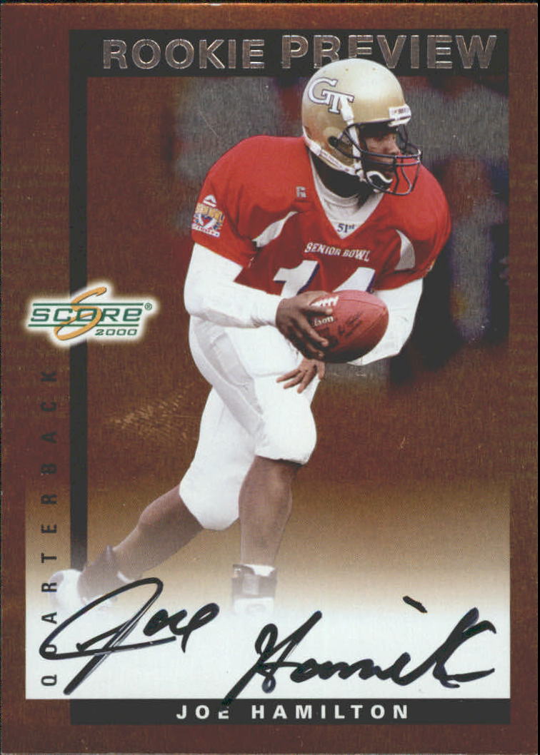 2000 Score Rookie Preview Autographs #SR53 Joe Hamilton