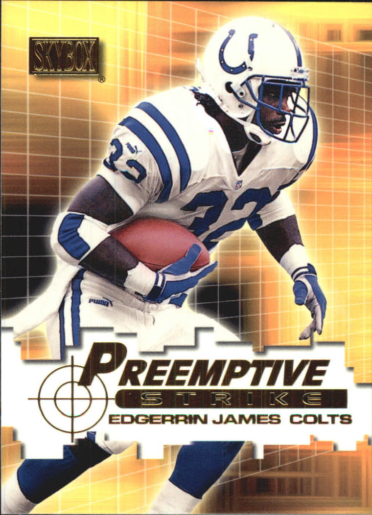 2000 SkyBox Preemptive Strike #2 Edgerrin James
