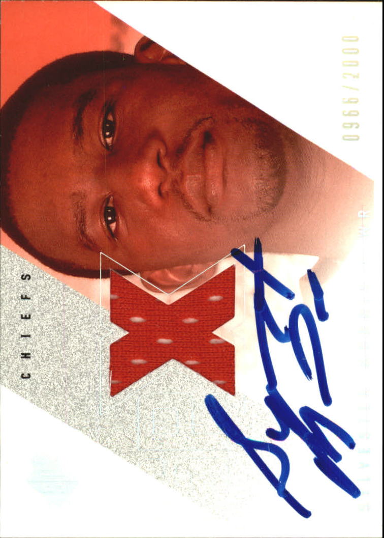 2000 SPx #153 Sylvester Morris JSY AU RC