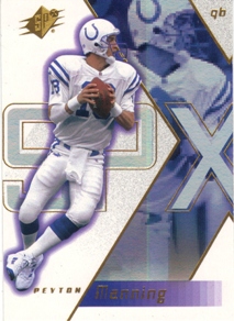 2000 SPx #S1 Peyton Manning Sample