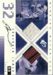 2000 SPx Winning Materials Autographs #AWMEJ Edgerrin James