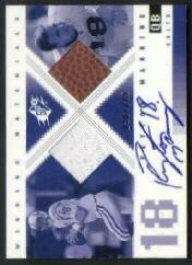 2000 SPx Winning Materials Autographs #AWMPM Peyton Manning