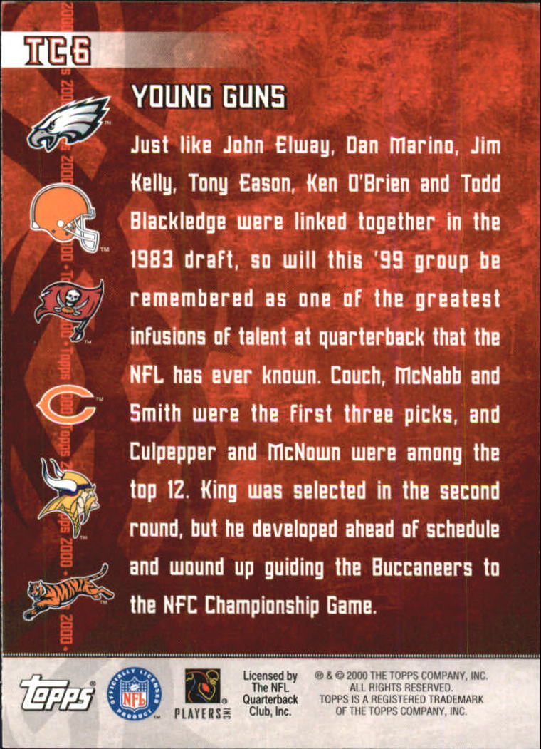 2000 Topps Combos #TC6 McN/Cou/Kng/Cul/A.Smi back image