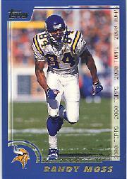 2000 Topps Jumbos #4 Randy Moss