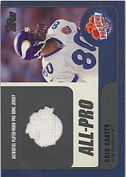 2000 Topps Pro Bowl Jerseys #CCWR Cris Carter