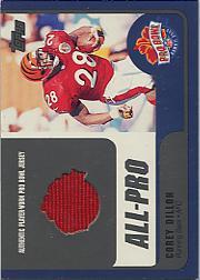 2000 Topps Pro Bowl Jerseys #CDRB Corey Dillon