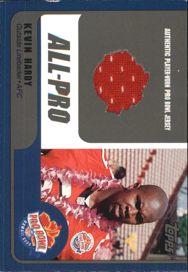 2000 Topps Pro Bowl Jerseys #KHOL Kevin Hardy
