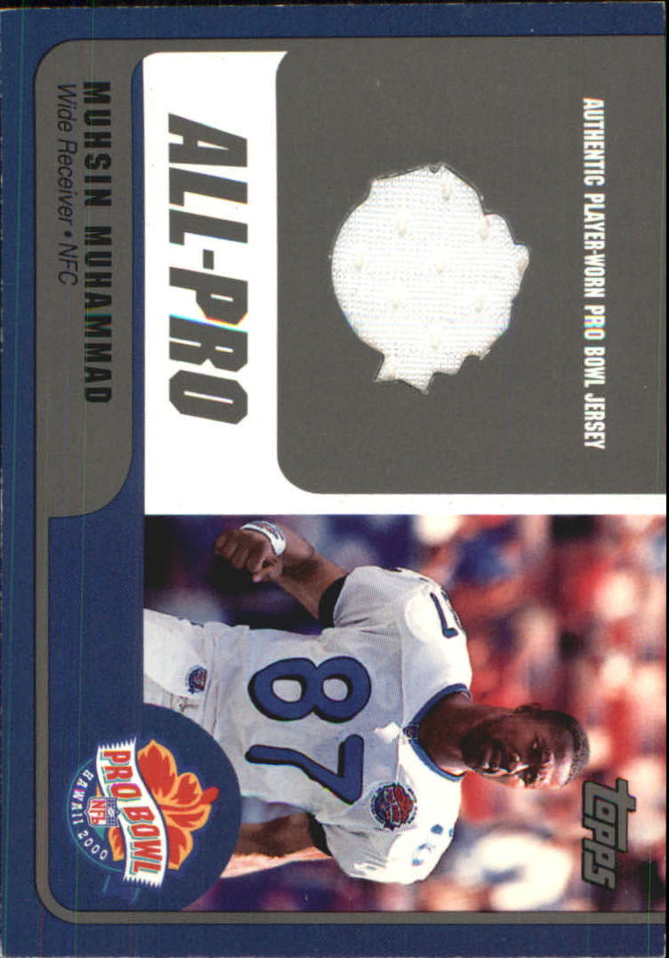2000 Topps Pro Bowl Jerseys #MMWR Muhsin Muhammad