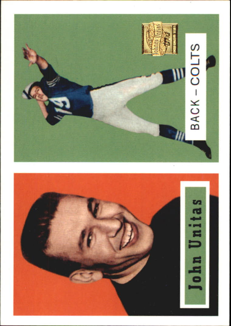 2000 Topps Unitas Reprints #R1 Johnny Unitas 1957