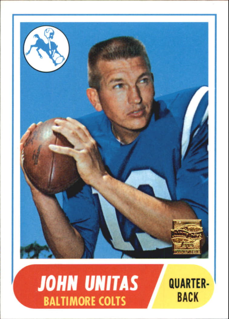 2000 Topps Unitas Reprints #R12 Johnny Unitas 1968