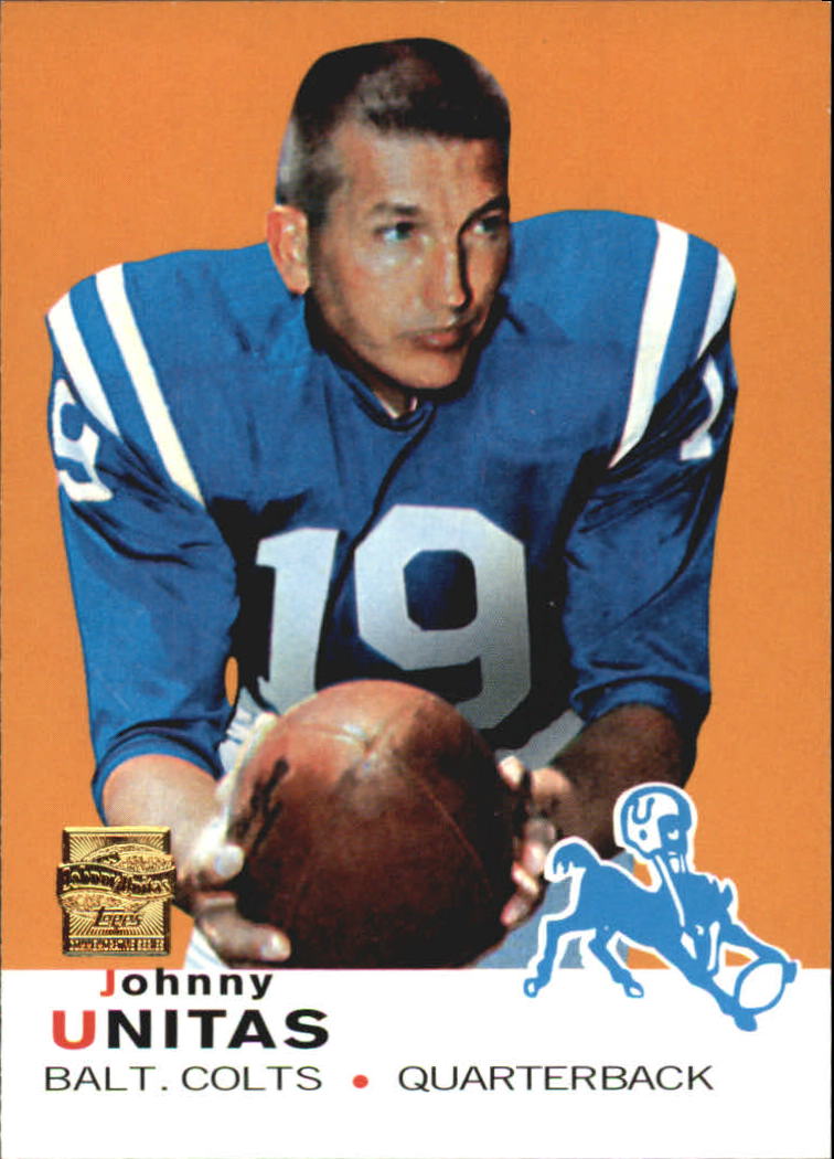2000 Topps Unitas Reprints #R13 Johnny Unitas 1969