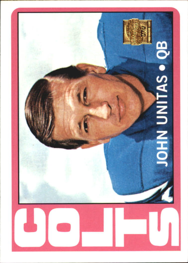 2000 Topps Unitas Reprints #R16 Johnny Unitas 1972