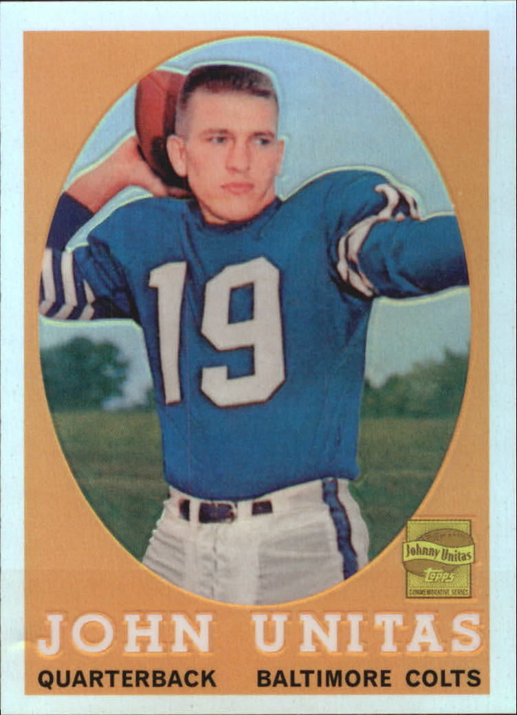 2000 Topps Chrome Unitas Reprints Refractors #R2 Johnny Unitas 1958