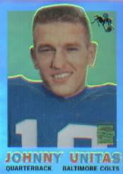 2000 Topps Chrome Unitas Reprints Refractors #R3 Johnny Unitas 1959