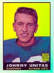 2000 Topps Chrome Unitas Reprints Refractors #R5 Johnny Unitas 1961
