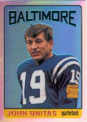 2000 Topps Chrome Unitas Reprints Refractors #R9 Johnny Unitas 1965