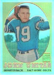 2000 Topps Chrome Unitas Reprints Refractors #R10 Johnny Unitas 1966