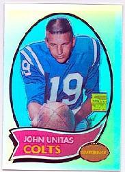 2000 Topps Chrome Unitas Reprints Refractors #R14 Johnny Unitas 1970