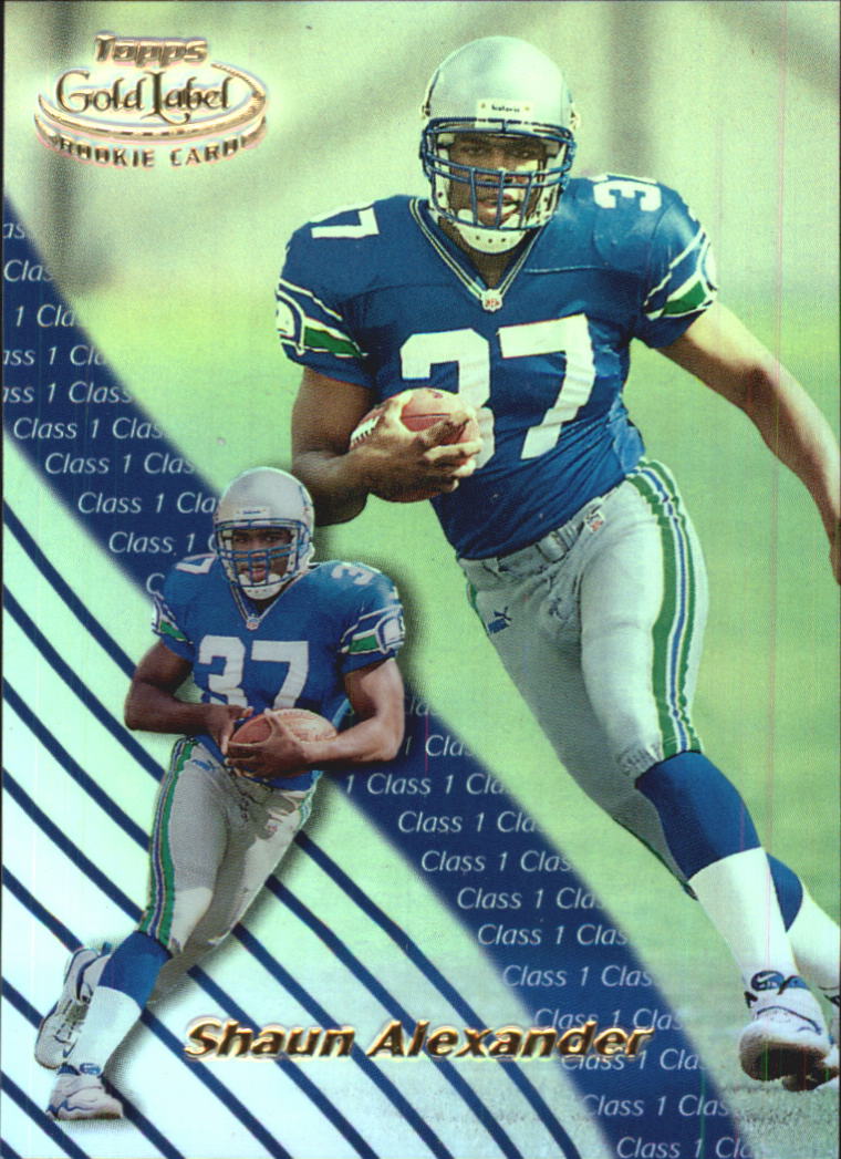 2000 Topps Gold Label Class 1 #85 Shaun Alexander RC