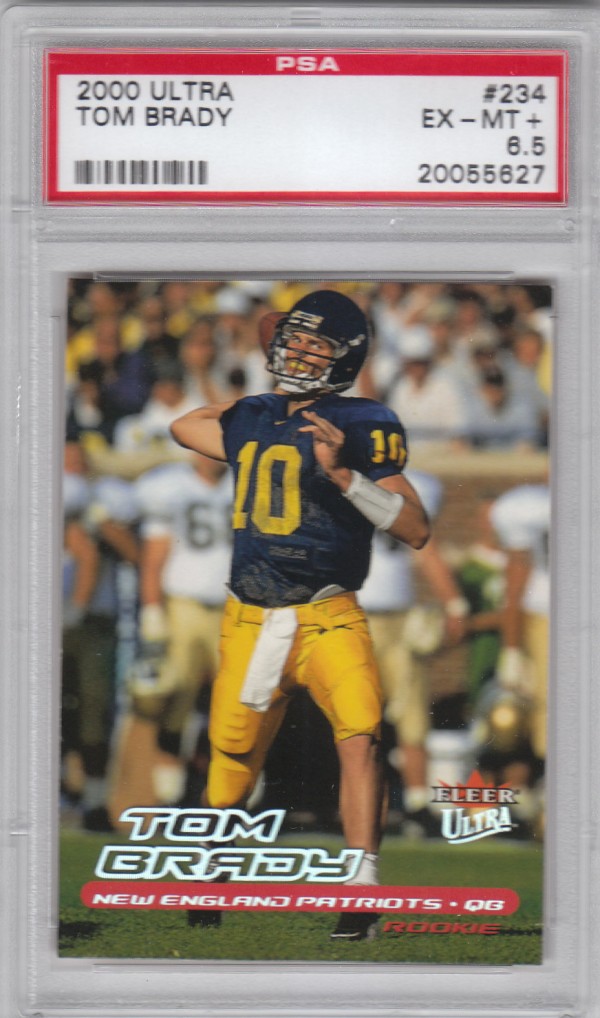 2000 Ultra #234 Tom Brady RC